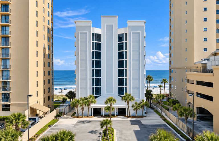 Four Winds beachfront property in Orange Beach Alabama